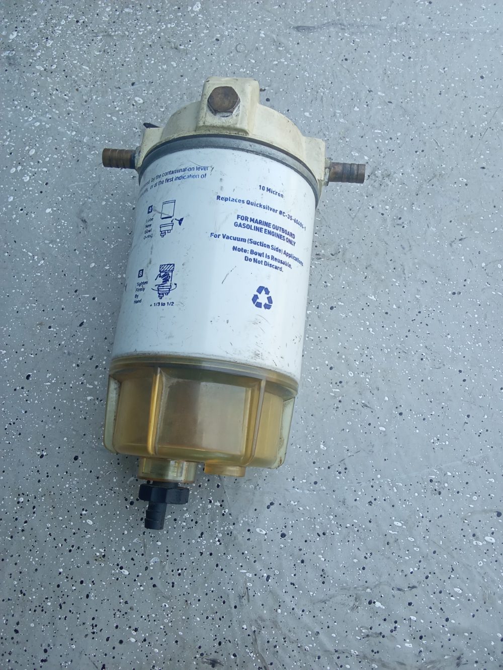 Filtro separador de agua/combustible con vaso decantador — foto 4