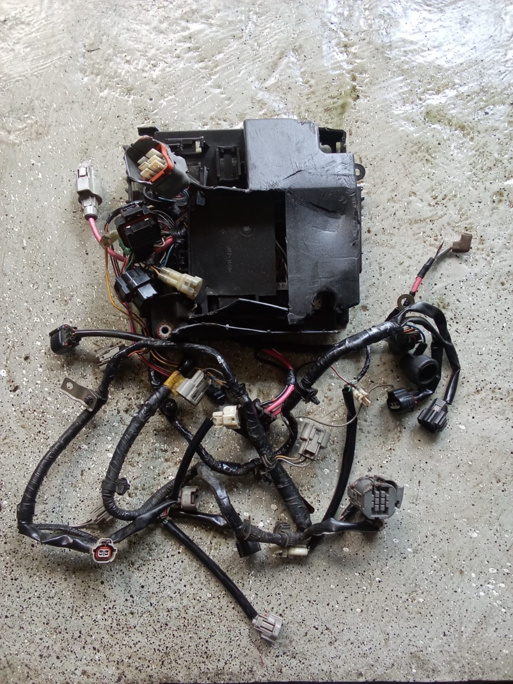 Arnés de cableado con caja de conectores/fusibles para motor fuera de borda — foto 3