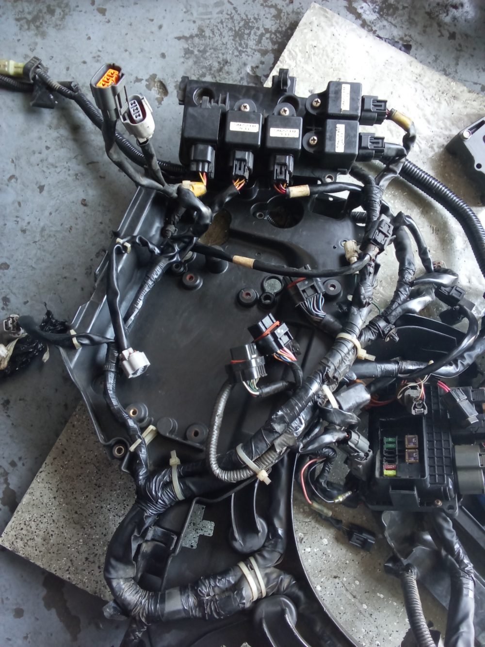 Arnés de cableado con bobinas y módulos para motor fuera de borda — foto 2
