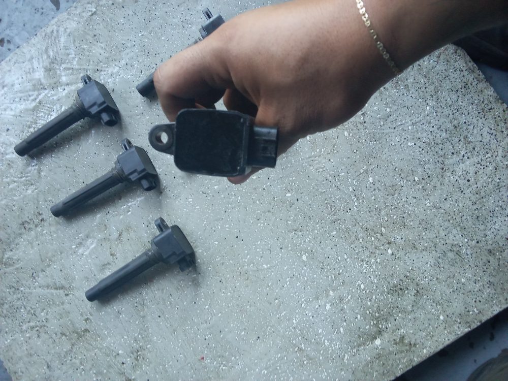 Bobinas de encendido (ignition coils) y sensor